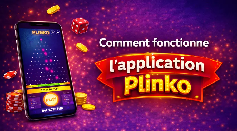 Comment fonctionne l’application Plinko