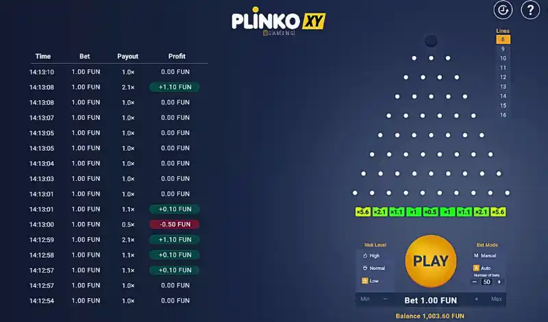 Plinko XY